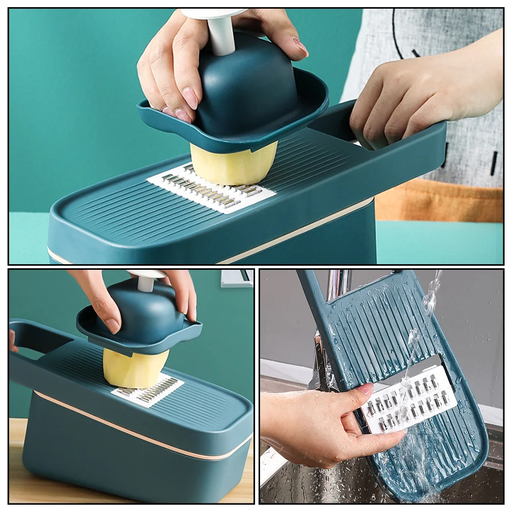 

Измельчитель овощей, слайсер, резак для чеснока, нарезка для еды, защита для рук, нескользящие кухонные гаджеты для овощей, фруктов, овощей