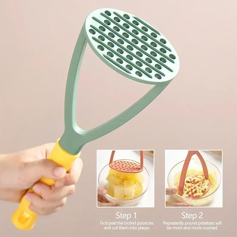 Kitchen Household Tools Potato Masher Plastic Sweet Garlic Mash Press Mud Press Manual Mashing Tool Easy To Operate Tool