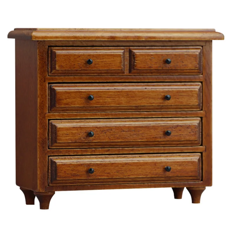 1:12 دمية صغيرة درج خزانة الأثاث مصغرة الديكور Ob11 مقياس دمية الملحقات للعب والهوايات #5