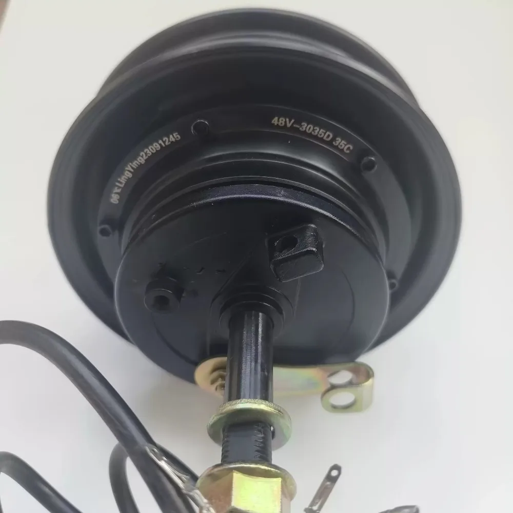10 inch unilateral shaft small elderly tricycle scooter rear wheel drum brake motor 48v500w