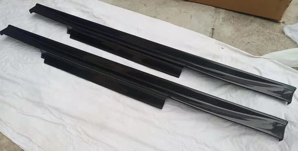 NISMO Style Body Kit For GT R35 Carbon Fiber Side Skirts For GTR R35