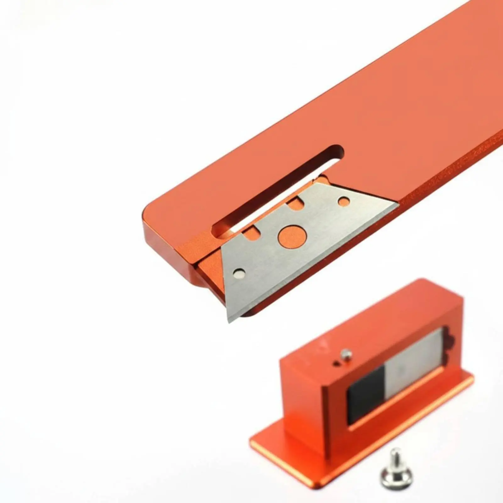 

PET Film Cutting Tool Aluminum Alloy Film Stripping Cutter Recessed Blade Cutter Border Trimming Safety Design