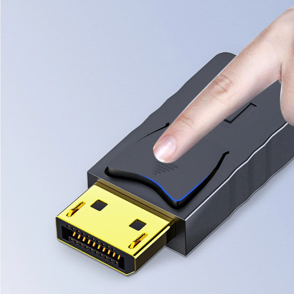 Kabel DisplayPort do VGA, pozłacane złącza, 1080P, do monitora komputerowego, projektora, adapter, przewód wideo.
