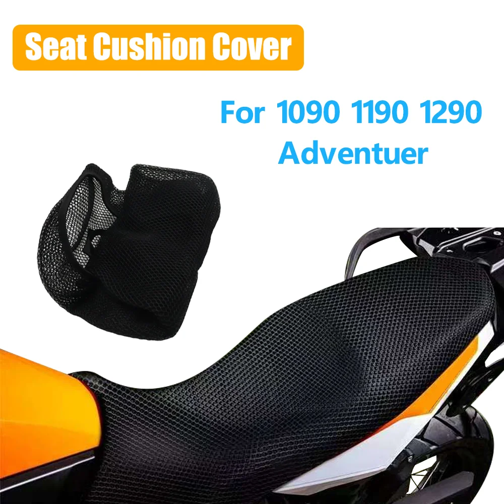

For 1090 1190 1290 Adventuer Motorcycle 3D Mesh Fabric Cushion Breathable Waterproof Protection Seat Cover