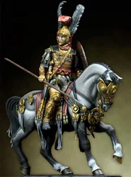 1/24 75mm Resin Figure Model Kit Ancient European General Hobby Miniature Unassembled and Unpainted Diorama Free Shipping