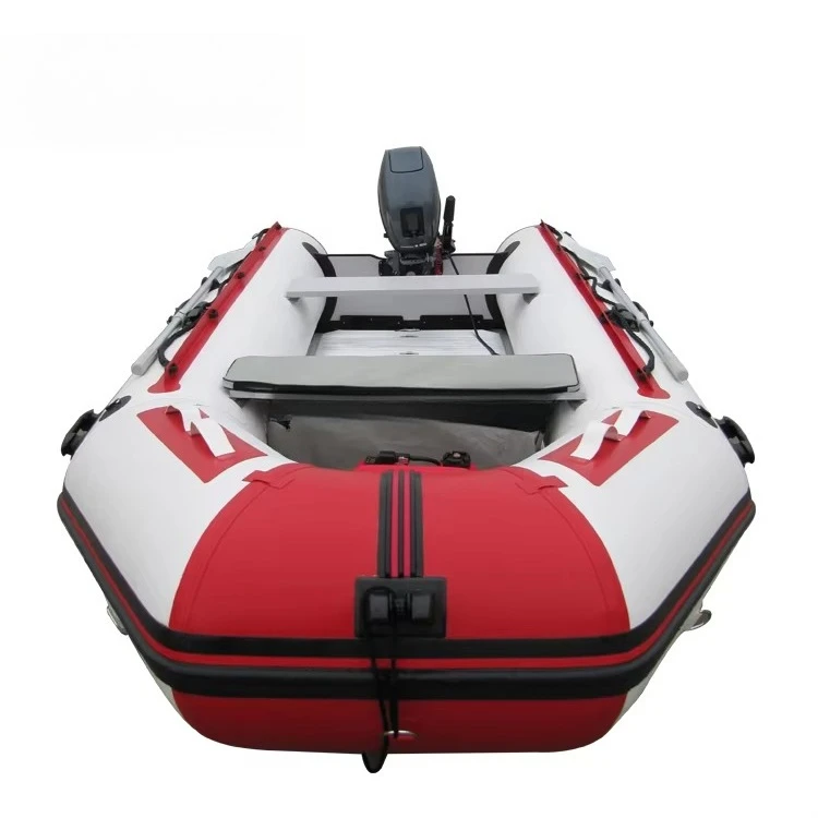 Barca da pesca gonfiabile in PVC con pavimento in alluminio