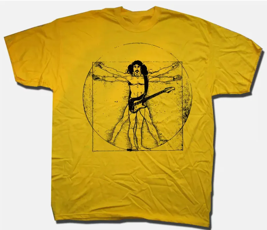 

Hot Frank Zappa T shirt Yellow Cotton All Sizes