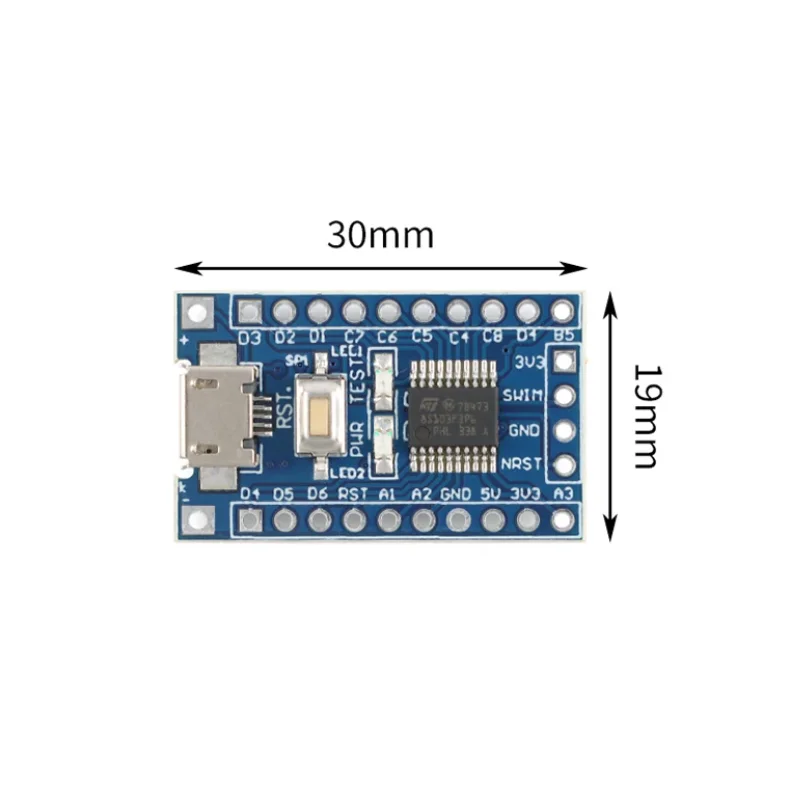 Picture 5: 5pcs STM8S003F3P6/STM8S103F3P6 core board development board system board learning board module