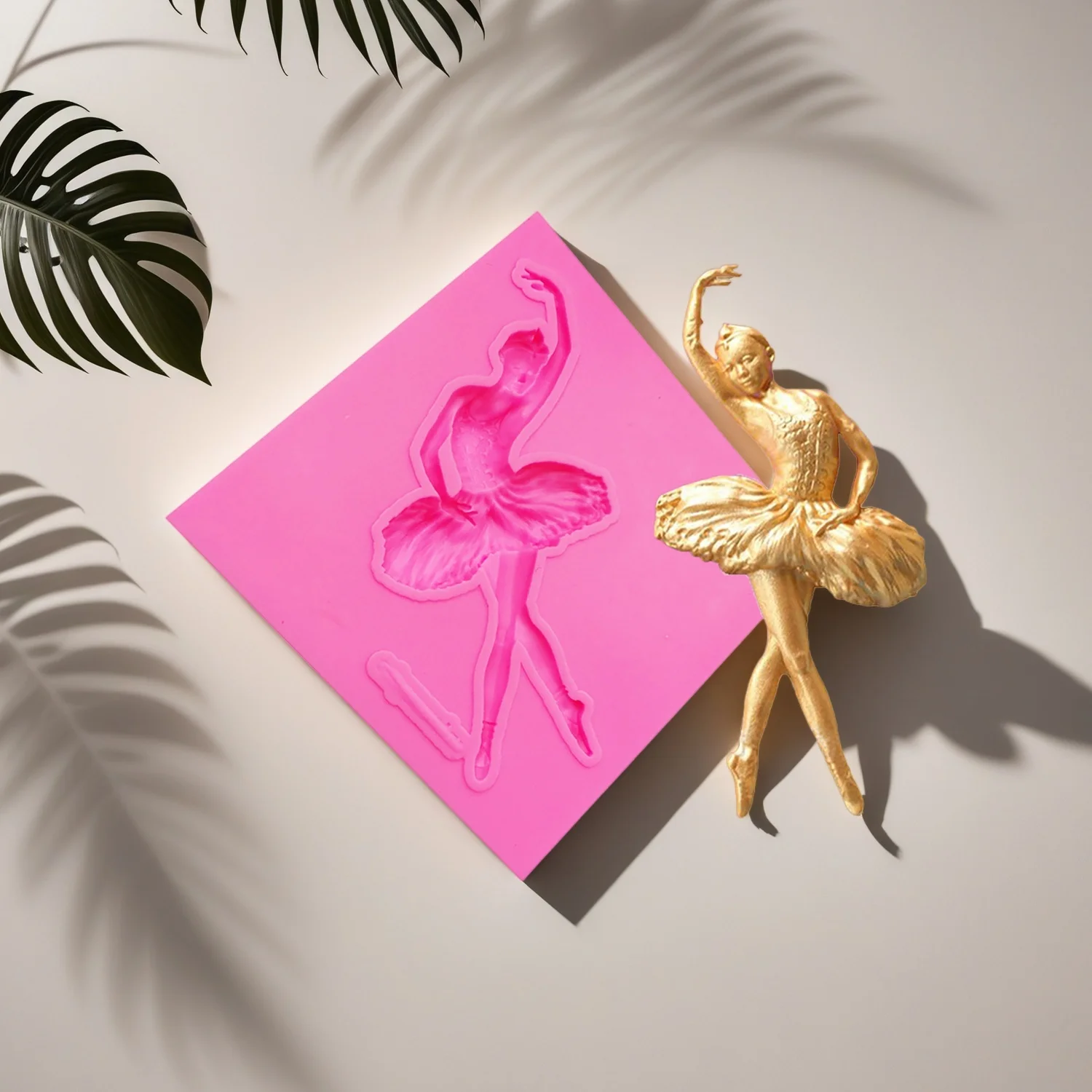 

Silicone Girl Mold Ballet DIY Gypsum Soap Aromatherapy Molds Fondant Chocolate Sugarcraft Clay