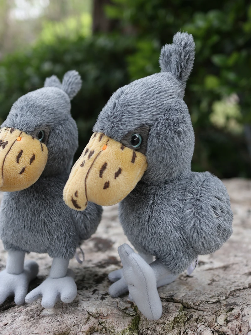 18cm High Lifelike Shoebill Plush Toys Soft Small Whale-headed Stork Birds Stuffed Animals Toy Gifts