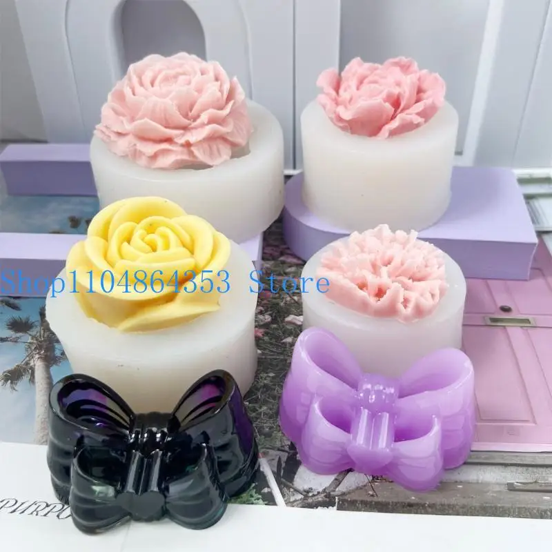 

652F Rose Peony Flower Carnation Silicone Mold Resin Epoxy Halloween Crafts DIY Ornament Jewelry Making Tool