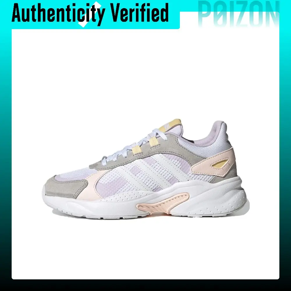 Adidas Neo Crazychaos Shadow Running Shoes Women's Low-top Gray/White/Pink FY7828