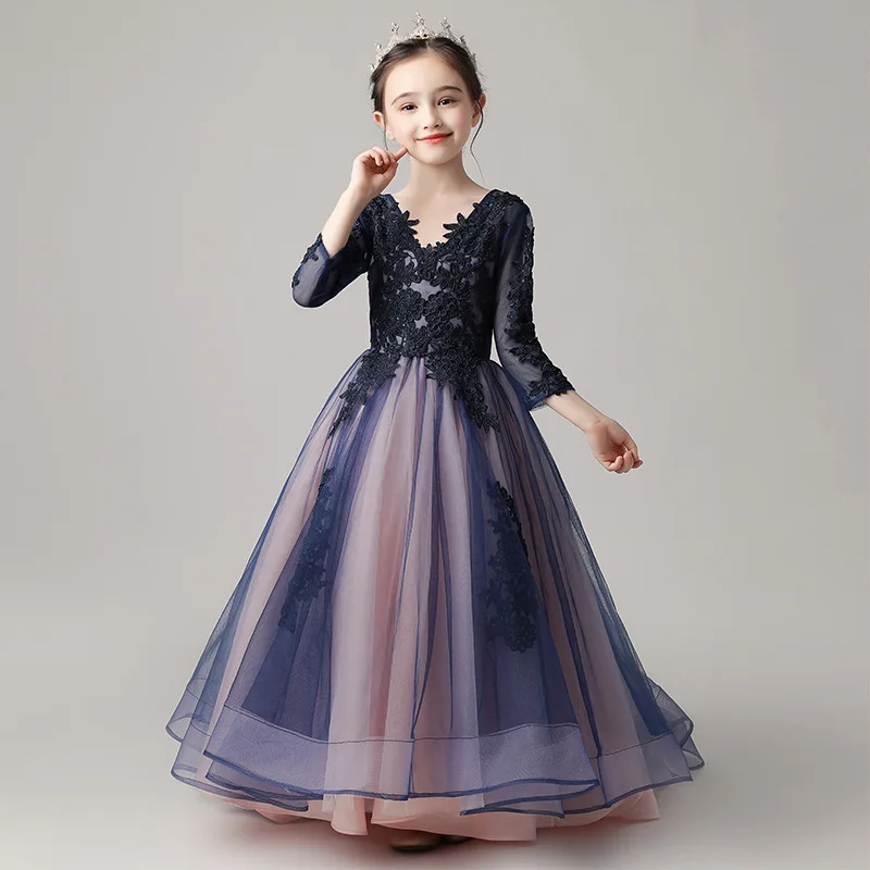 Child Girl Evening Dress Girls' Party Dress for Kids Girl Mini Quinceanera Dresses for Girls Dresses on Offer Liquidation Baby