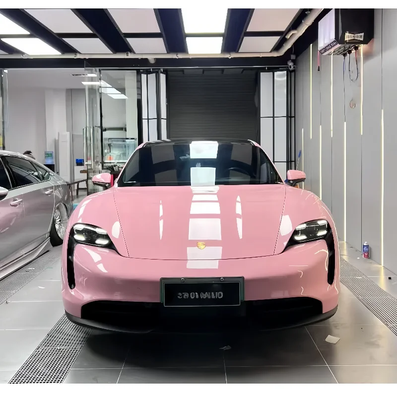 

3M High Gloss PPF Car Wrap Crystal Sakura PET Film Air Release Not Layered Pearl Luster Anti Graffiti Easy Removal