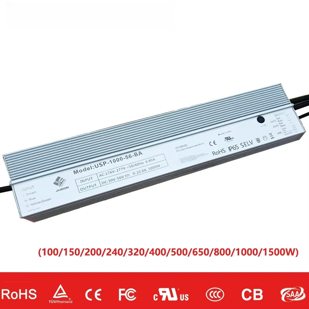 27-56V DC Dimmable LED Power Supply Transformer 100W-1500W 320W 400W 600W 800W 1000W 1500W LED Driver for Lighting