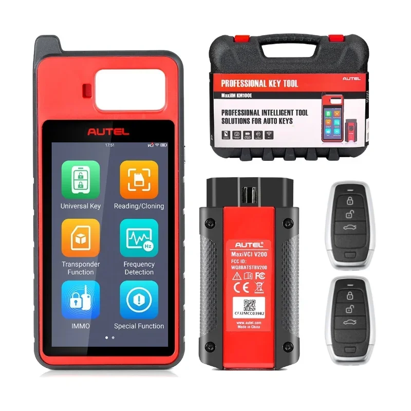 Autel MaxiIM KM100 Key Fob Programming Immobilizer Tool 2PCS Autel IKEY For 60s Key Generation OBD IMMO Car Key Programmer