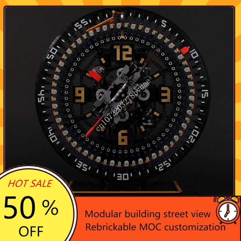 

5016PCSGBC Mangle Rack Clock Modular MOC Creative street view Model Custom Puzzle DIY Education Assembly Model Toys Gifts