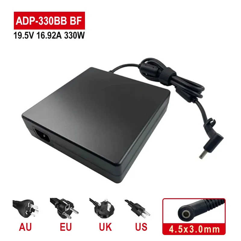 19.5V 16.92A 330W 4.5x3.0mm Laptop AC Adapter For HP OMEN 6PRO OMEN 7PLUS TPN-Q266 TPC-DA60 ADP-330BB BF Charger