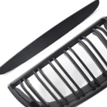 

Bumper Grille 51137120008 51137120007 For BMW For 3 Series For E90 For E91 2006-2008 Black Double Line Modified Intake Grille