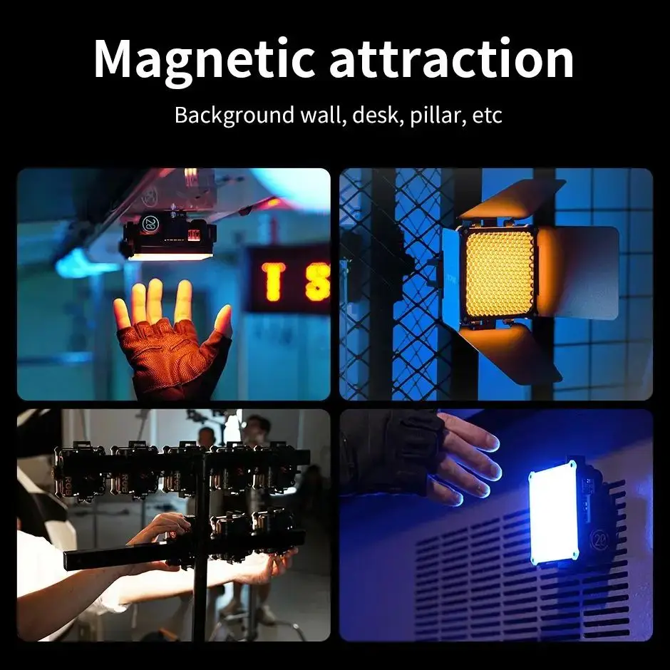 Zhiyun fiveway m20 bicolor m20c rgb 20w led luz de vídeo 2500k-10000k app controle luz de preenchimento para ins youtube vlog streaming ao vivo