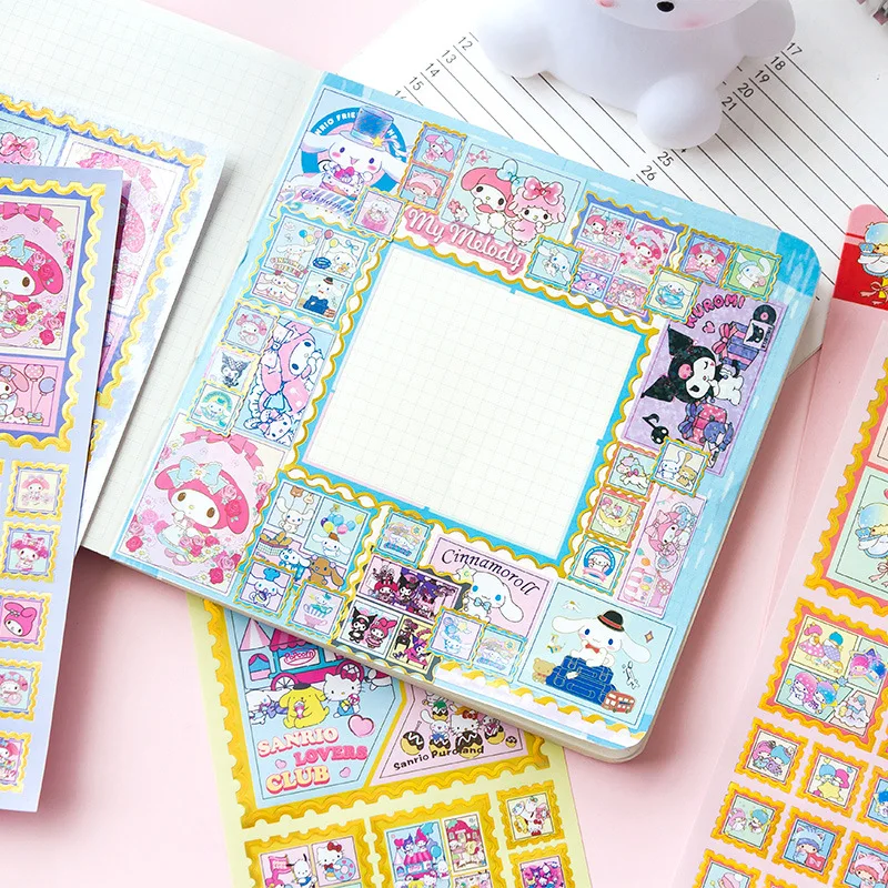 40 pack/lot Creative Sanrio Animal Stickers Cute Scrapbooking DIY Diary Decorative Sticker Album Stick Label