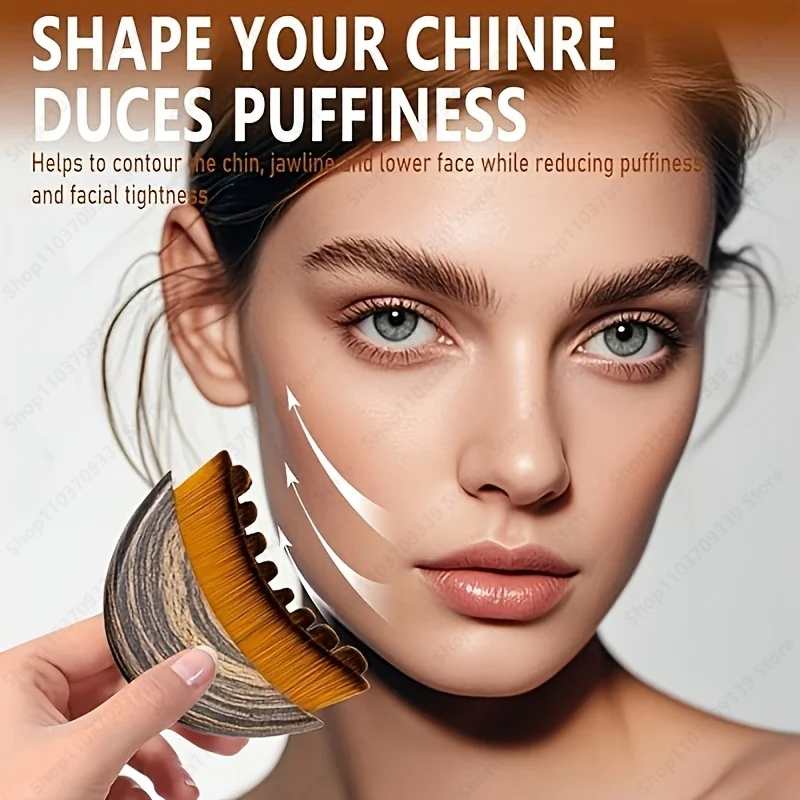 Lymphatic Contour Face Brush,chin &jawline Sculpting,drainage Massager for Face,ergonomically Designed To Fit The Skin Precisely view 2