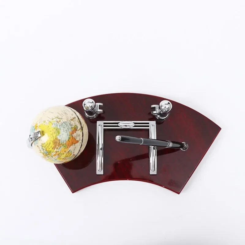 

Office Desktop Boss Business Wooden Desk Calendar Ornament, Mahogany Desk Calendar Stand