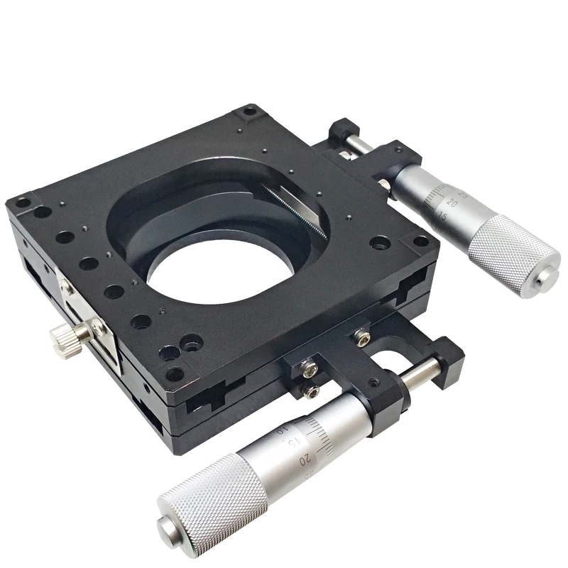 

Optical Sliding Table Hollow Platform XY Translation Stage +/-12.5mm Travel Instrument for Optics