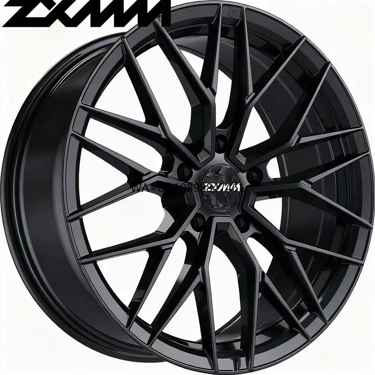 

ZXMM Wheels One Piece Wheels Forged Wheel Black Rim 15 16 17 18 19 20 21 Inch Car Wheel for 5*120 5*112 5*127 5*130 Rim for Audi