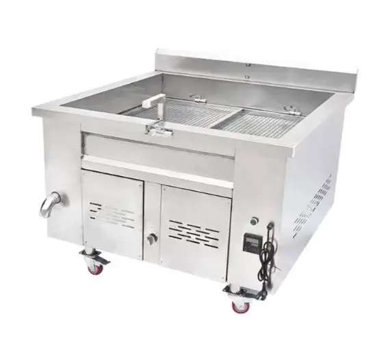 

Commercial Stainless Steel Gas Deep Fryer For Chicken Snacks Food Core Motor For Bakery Restaurants Hotels Food Industries