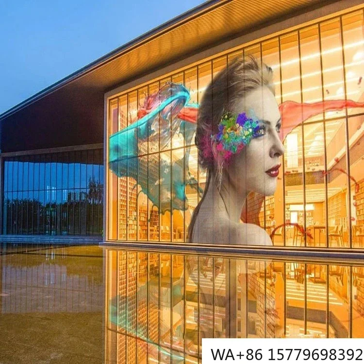 

Custom Transparent LED Screen Glass Wall Display for Storefronts & Stages