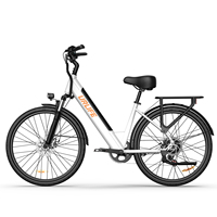 URLIFE E26 Electric Bicycle For Adults 250W Motor Electric Bike 48V 10.4AH Battery 26 Inch Tires City Commuter E-Bike