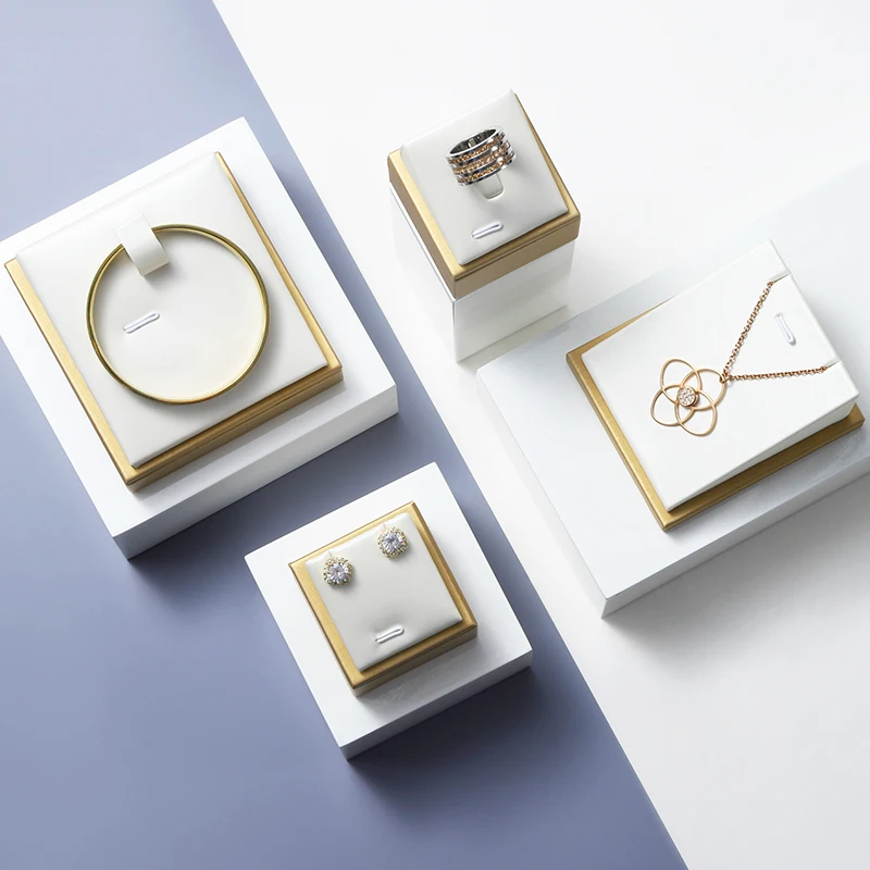

Jewelry display props counter ring necklace bracelet earring jewelry rack display props set