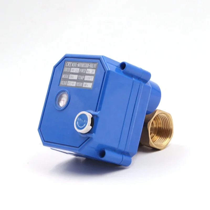 way motorized valve brass  mini electric actuator water control valve 3v 5v 6v 12v 24v 110v 220v DN15 DN20 DN25