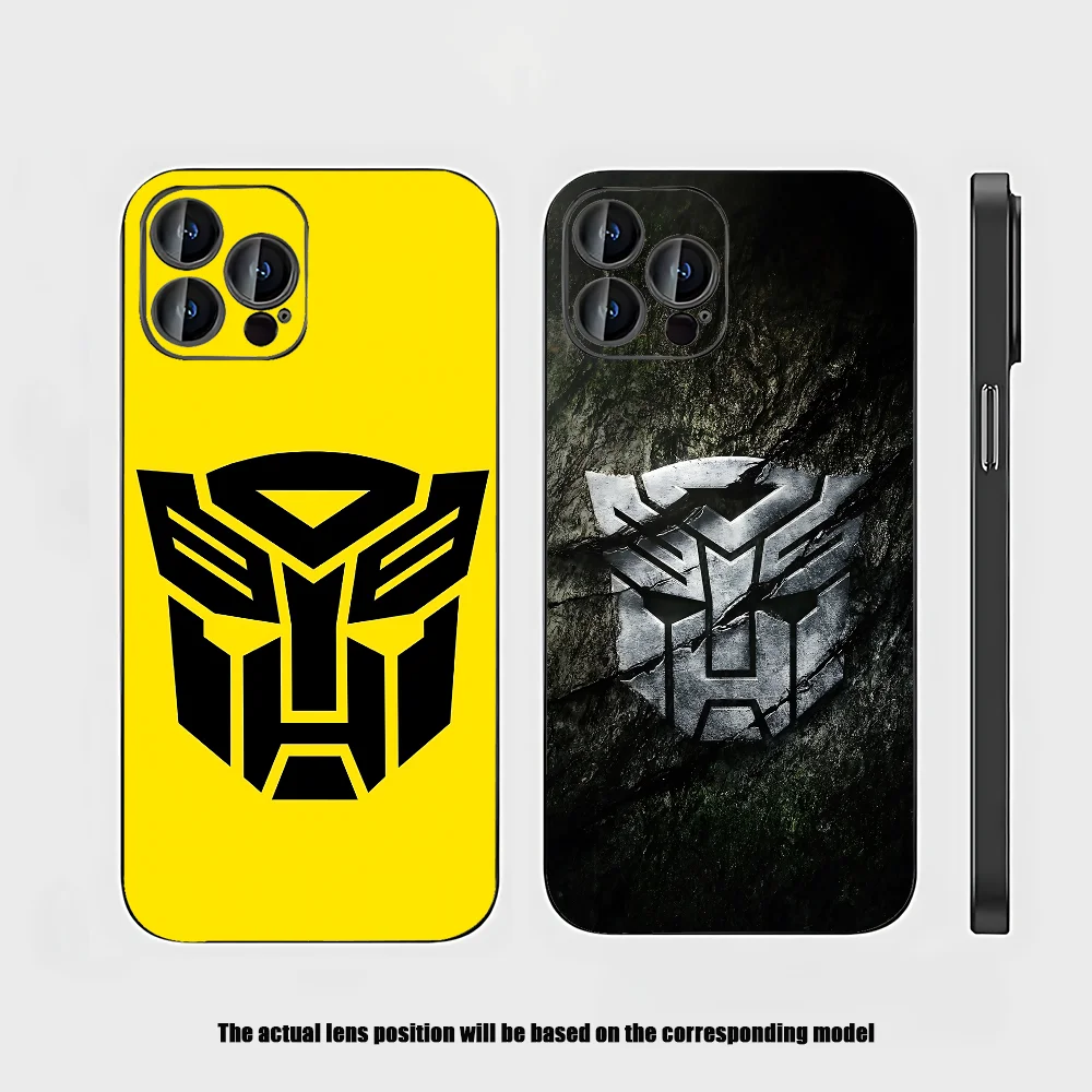 

LOGO T-Transformers COOL Phone Case For IPhone 16,15,14,13,12,11,XS,XR,X,8,7,Pro,Max,Plus,mini Silicone Black Cover