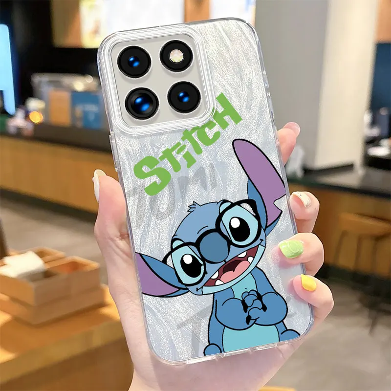 Disney Stitch Phone Case for Xiaomi 13T Pro 11 Lite 11i POCO X6 X5 X3 NFC M6 5G M4 M3 M2 F6 F5 F3 C61 4G NPC Camlet Laser Cover