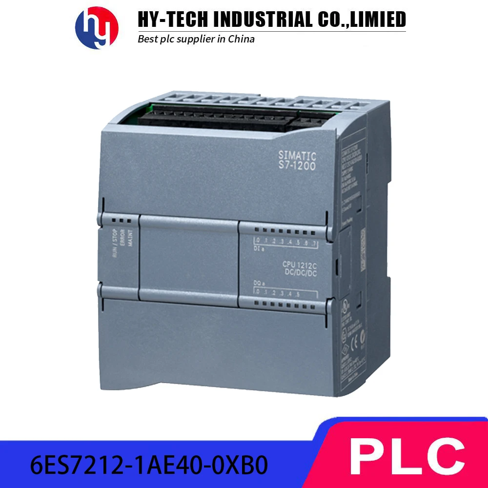 

Industrial PLC Controller Compact CPU 6ES7212-1AE40-0XB0with 8 Digital Input 6 Digital Output 2 Analog Input 24V DC 100KB Memory