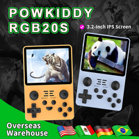 POWKIDDY RGB20S Retro Handheld Game Machine Open Source System 3.5-Inch IPS HD Screen Supports Large Games 256G 40000 Game Gifts