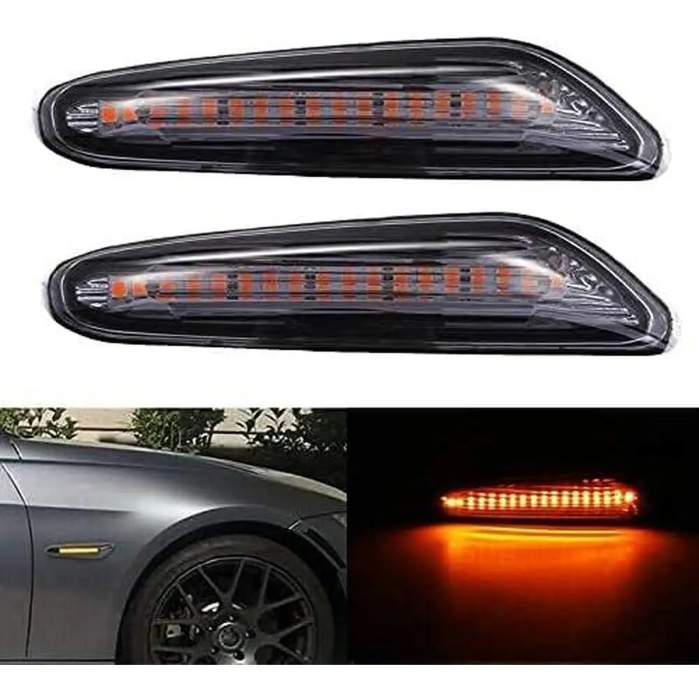 Image 5: 2 feux de position latéraux LED, clignotants pour E82 E88 E60 E61 E90 E91 E92 E93