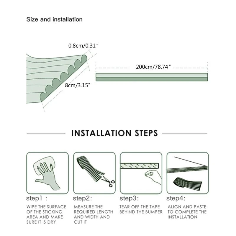 J15U حواف مكتب الطاولة، واقيات الزوايا، زوايا الأثاث، سلامة الأطفال #6
