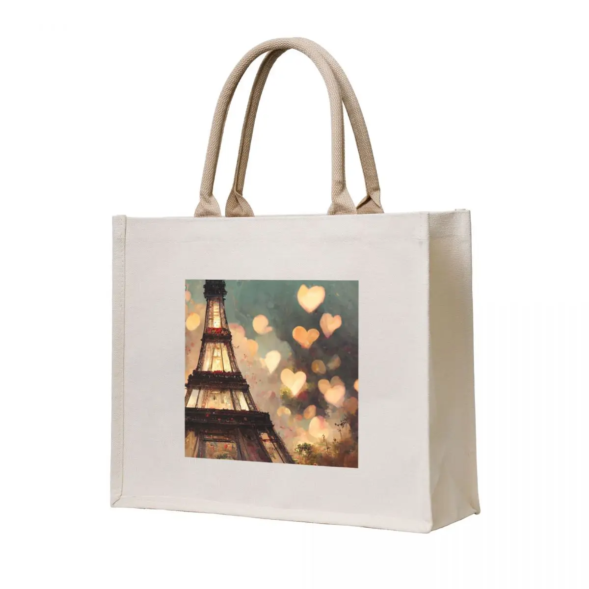 

Eiffel tower From Paris With Love 1 Tote Bag bags woman 2025 cute tote bag shopper bag women canvas Large bags for women