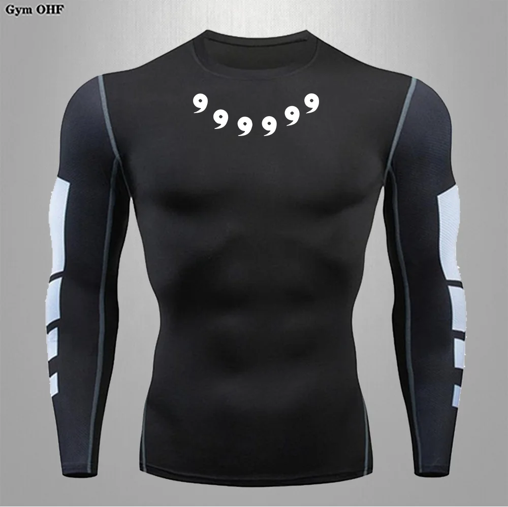 Sports Lycra Gym T-shirts Man Outdoor Sports Basketball Football Fitness Breathable Comfortable Quick Drying Elastic Men T-shirt