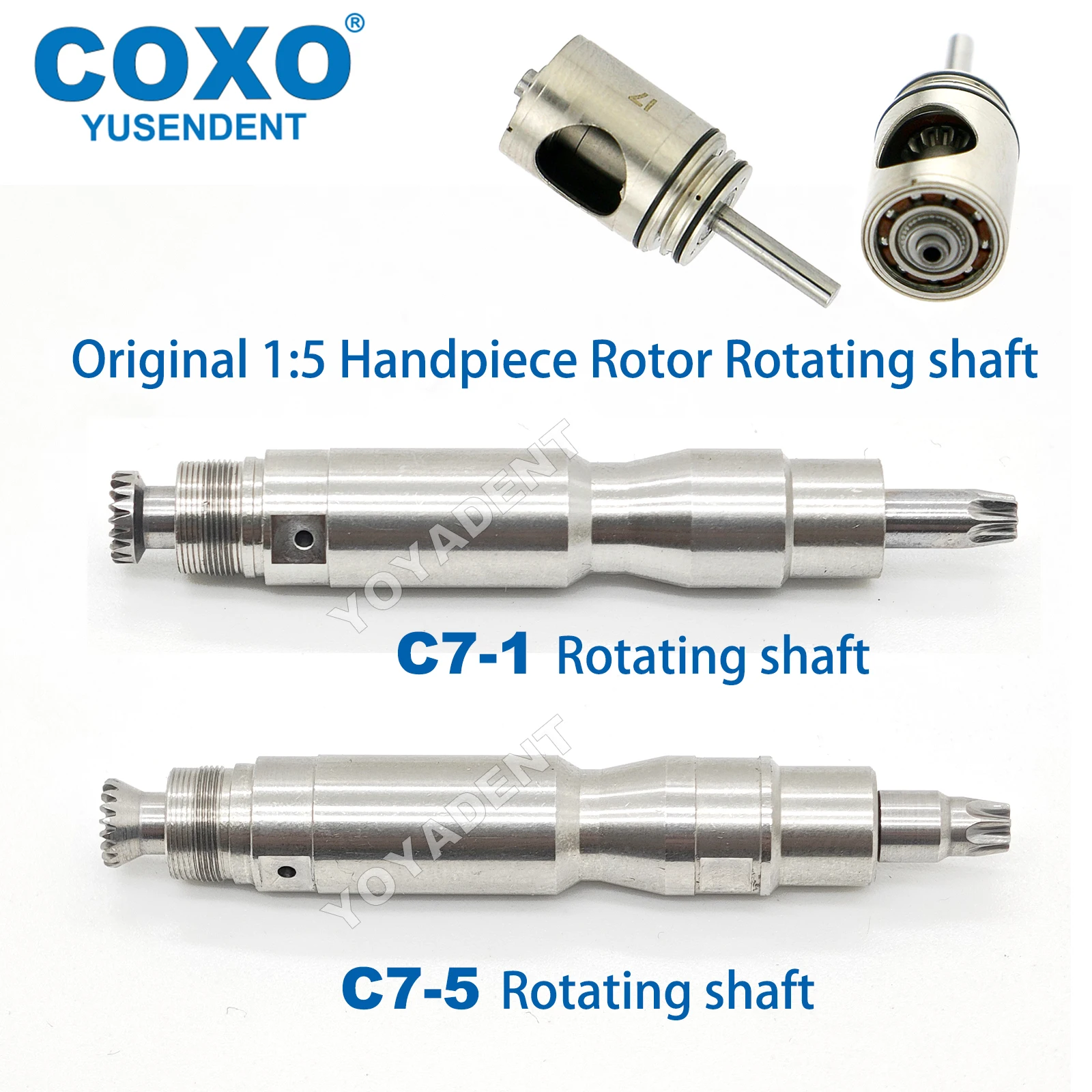 

Оригинальный картридж-ротор COXO C7-1 C7-5 для стоматологической турбины, вращающийся вал 1:5, аксессуары для наконечников