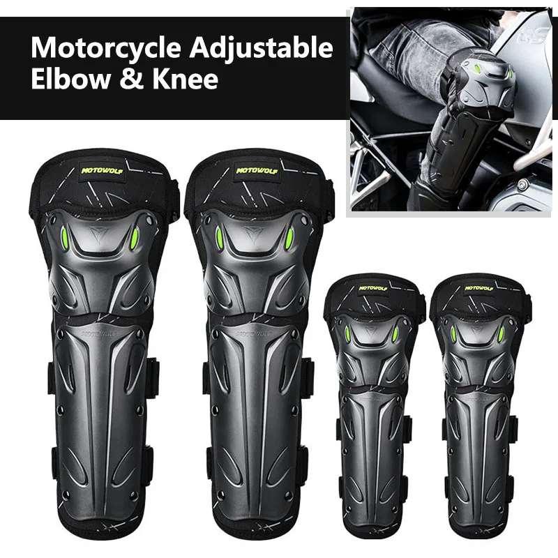 

1 pair Elbow KneePads Motorcycle Knee Protector Equipment Gear Outdoor Sport Motocross Knee Pad Ventilate Four Seasons