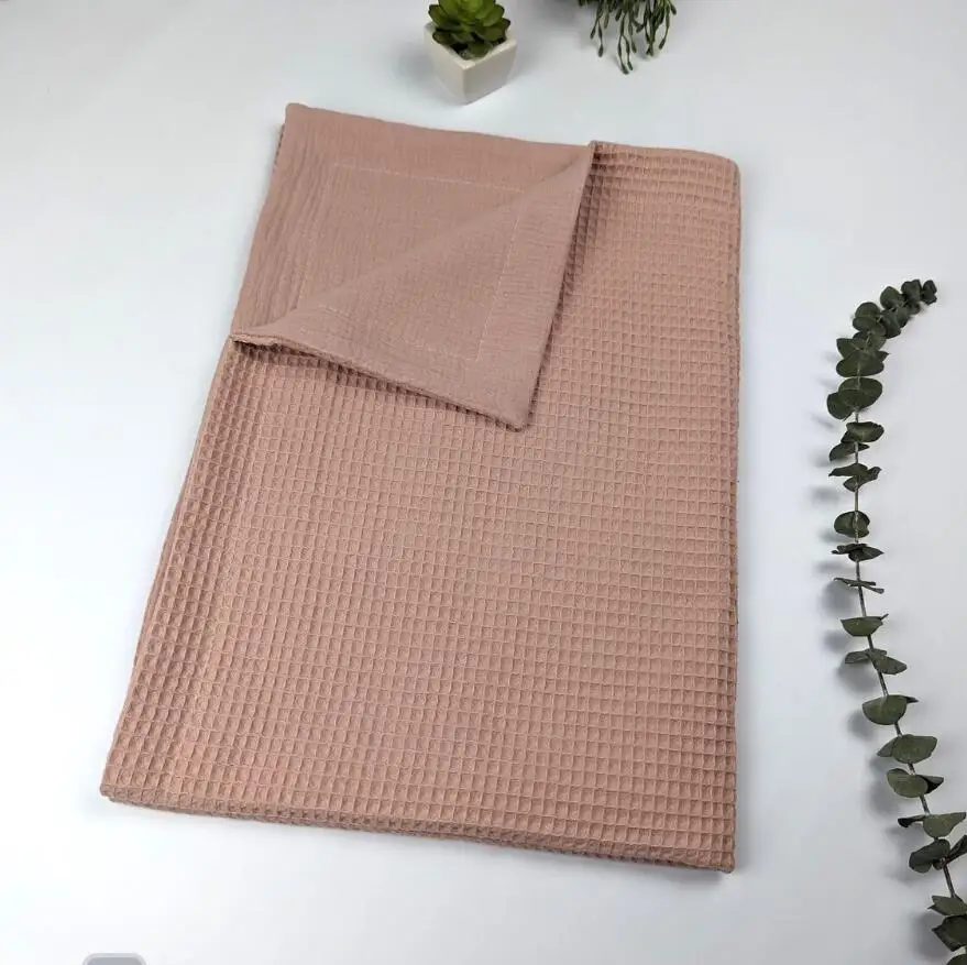 Neonato Swaddle Wrap Waffle Cotone Coperta Del Bambino Per Le Ragazze Dei Ragazzi Morbido Infantile Ricevente Coperta Per Passeggino Culla Trapunta Roba