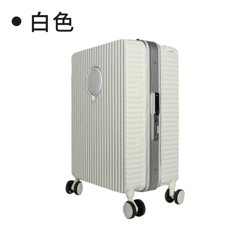 Trolley Rolling Luggage 24 Inch Wide Pull Rod Student Aluminum Frame Suitcase, 20 Inch 22 26 Graduation Travel Suitcase