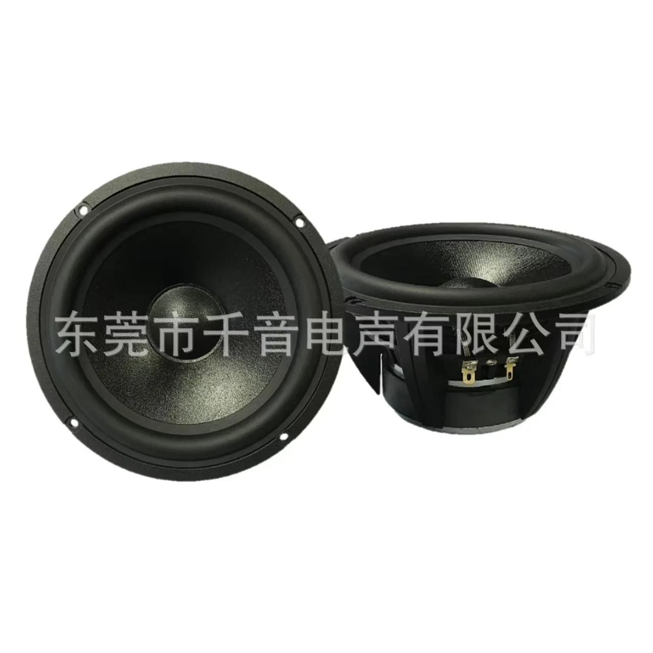 RMS 40W Aluminum Alloy Frame 6.5Inch 4ohm/8ohm Audio midBass woofer Speaker with Paper Cone Rubber Surround 85mm-Ferrite Magnet