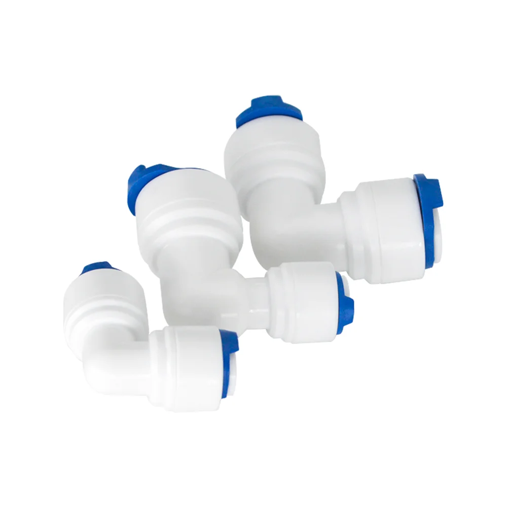 YQBS Elbow Adapter RO Aquarium Accessories 1/4 3/8 Quick Connector Combination Tube - Image 6