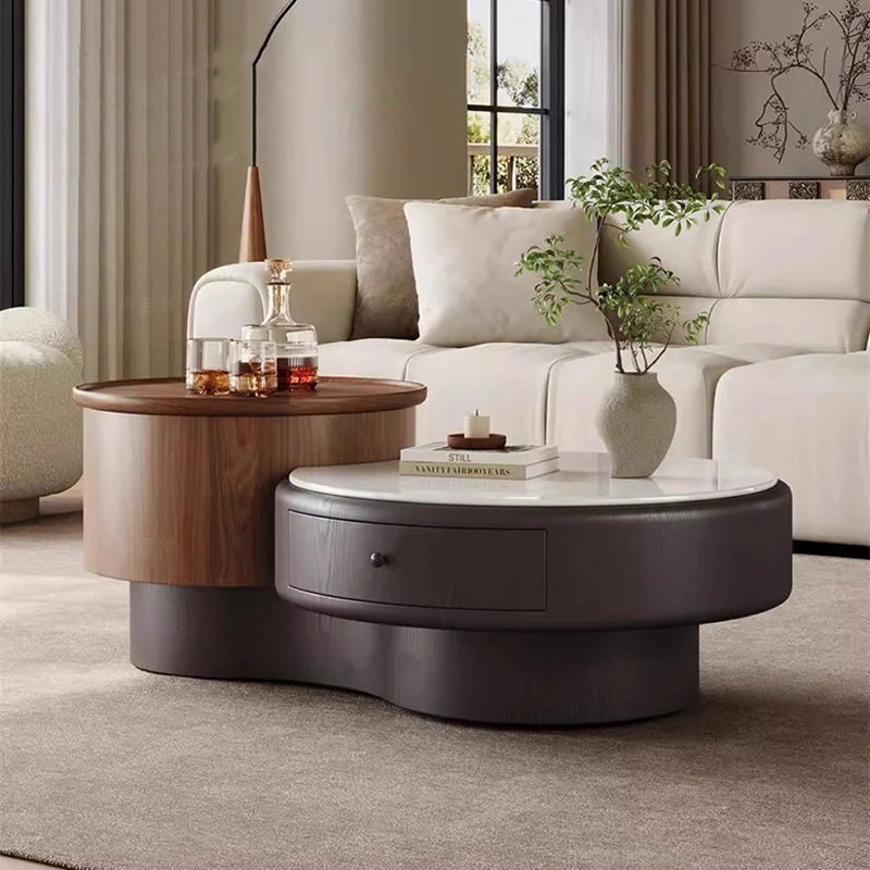 

Creative Nordic Coffee Tables Trendy Luxury Delicacy Modern Coffee Table Storage Design Table Basse Living Room Furniture