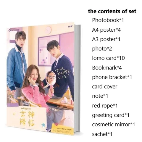 True Beauty Ka-young Mun Cha Eun-Woo In-yeop Hwang Photobook Set With Poster Lomo Card Bookmark Picturebook Photo Album Artbook